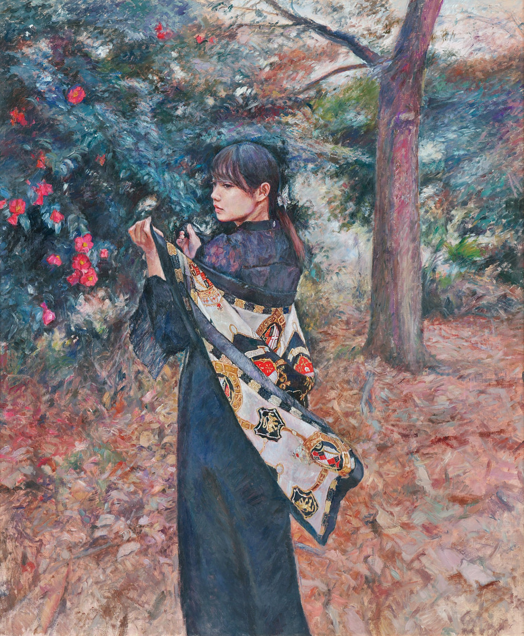 山根さちえの透明水彩ーきれいな色とにじみを使って花と静物を描く